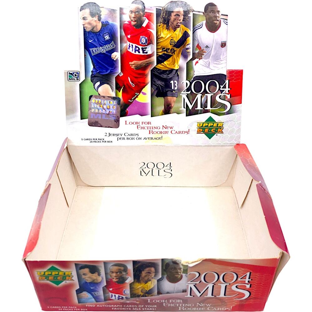 2004 Upper Deck MLS Soccer Trading Card Box Display *No Packs*